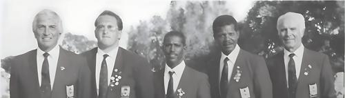 Brendan Ingham, Anthony Mocklow, Dwayne Pearman, Dave Purcell, Jack Wahl